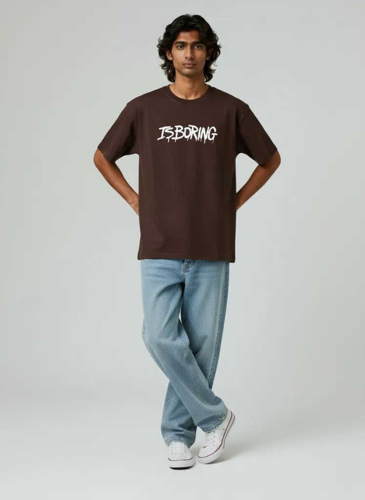 Brown Statement Tee